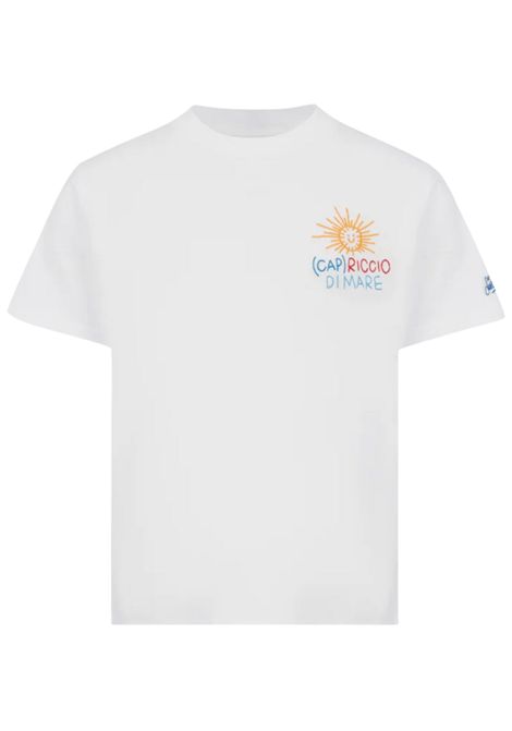 T-shirt bambino bianca in cotone MC2 SAINT BARTH | ORTOFINO/ANBIANCO