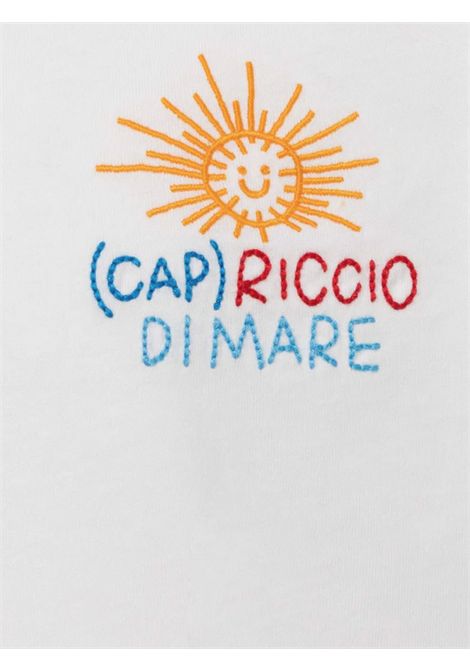 T-shirt bambino bianca in cotone MC2 SAINT BARTH | ORTOFINO/ANBIANCO