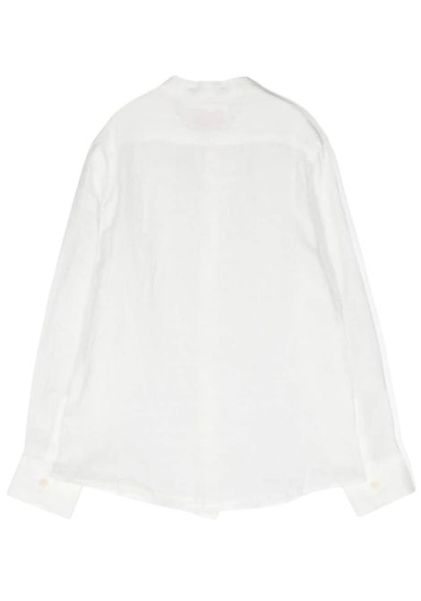 Camicia bambino bianca in lino MC2 SAINT BARTH | PAT000101896H/DELBIANCO
