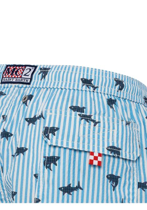 Blue children's swimsuit MC2 SAINT BARTH | PATM00201042H/ANAZZURRO