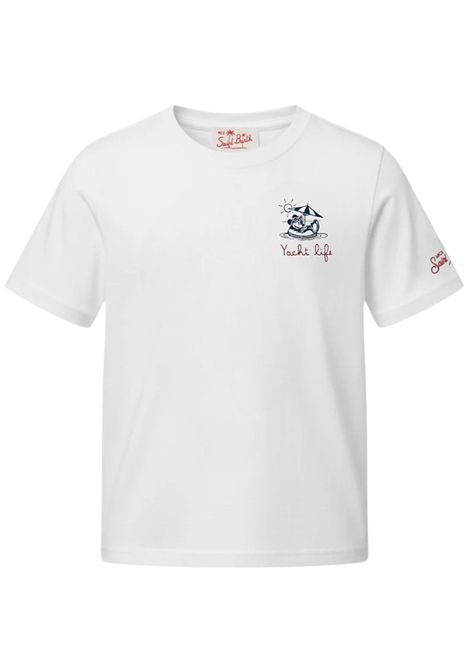 T-shirt bambino bianca in cotone MC2 SAINT BARTH | POT000202729LBIANCO