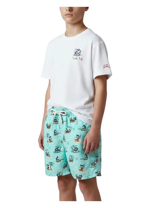T-shirt bambino bianca in cotone MC2 SAINT BARTH | POT000202729LBIANCO