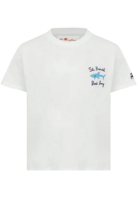 T-shirt bambino bianca in cotone MC2 SAINT BARTH | POT000204721H/ANBIANCO