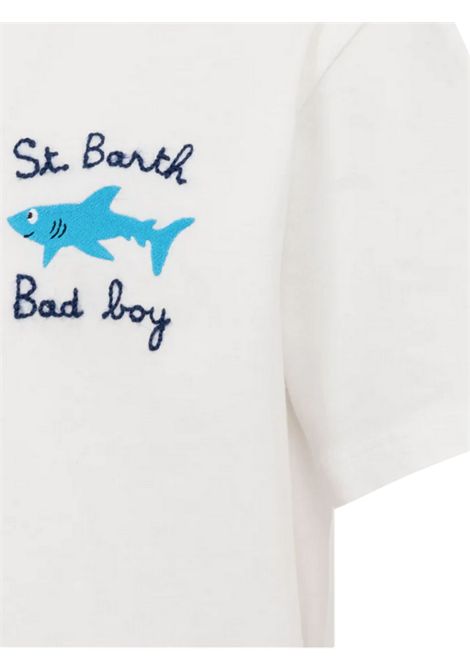 T-shirt bambino bianca in cotone MC2 SAINT BARTH | POT000204721H/ANBIANCO