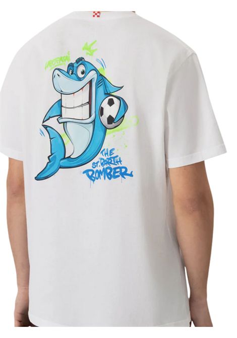 White cotton T-shirt for children MC2 SAINT BARTH | SH000101165H/DELBIANCO