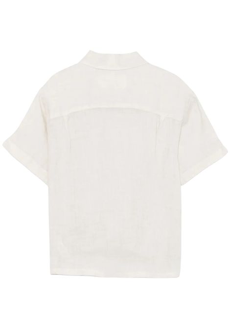 Camicia bambino sabbia in lino MC2 SAINT BARTH | SIF000100331H/DELSABBIA