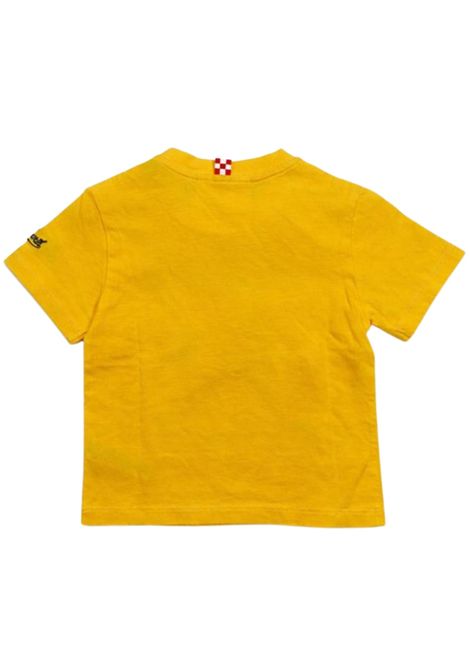 T-shirt bambino gialla in cotone MC2 SAINT BARTH | SURFING ROOSTER/ANGIALLO