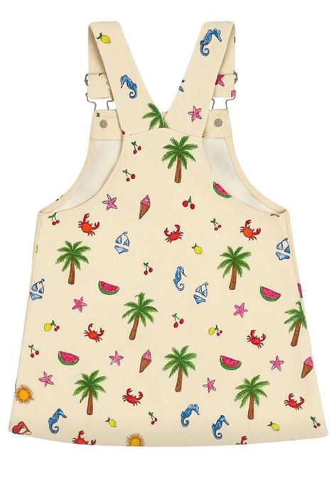 Salopette bambina in cotone denim MC2 SAINT BARTH | TEC000104175H/DELSABBIA