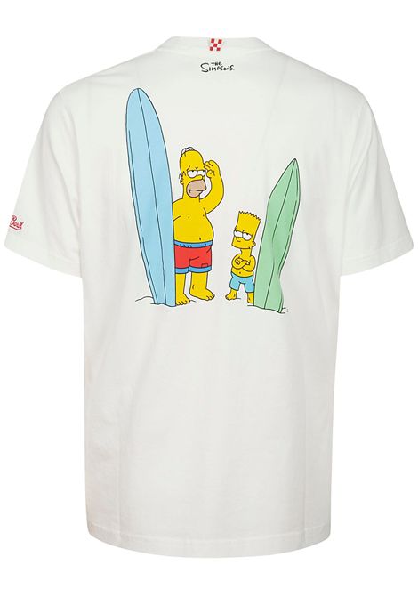 White cotton T-shirt for children MC2 SAINT BARTH | TSH000100227F/DELBIANCO