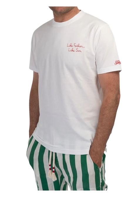 White cotton T-shirt for children MC2 SAINT BARTH | TSH000100227F/DELBIANCO