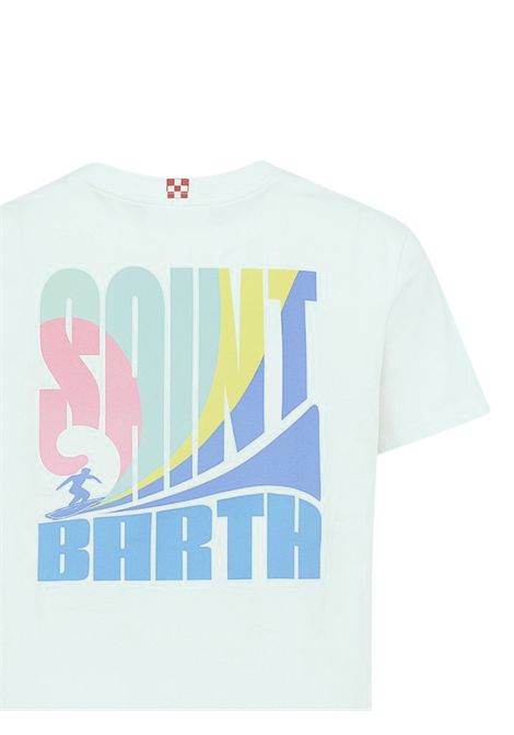 T-shirt bambino bianca in cotone MC2 SAINT BARTH | TSH000100906F/DELBIANCO