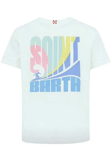 T-shirt bambino bianca in cotone MC2 SAINT BARTH | TSH000100906F/DELBIANCO
