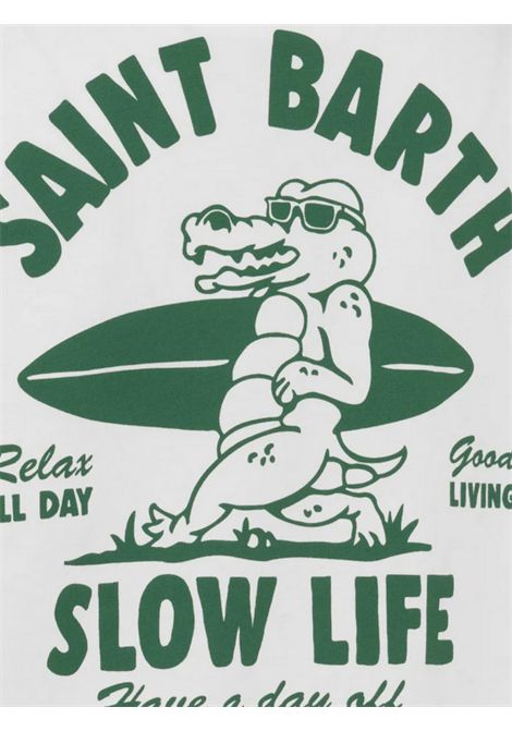 T-shirt bambino bianca in cotone MC2 SAINT BARTH | TSH000101468H/ANBIANCO