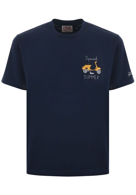 Blue cotton T-shirt for children MC2 SAINT BARTH | TSH000102646H/DELBLU