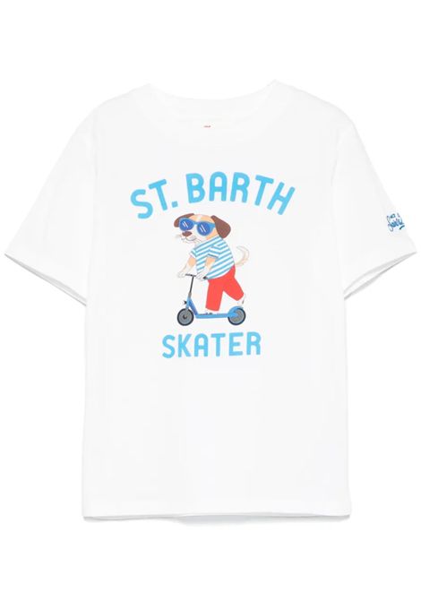 White cotton T-shirt for children MC2 SAINT BARTH | TSH000103058H/DELBIANCO