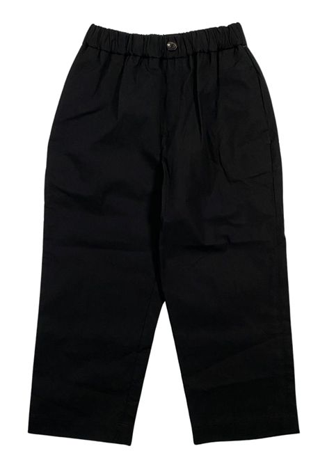 Pantalone bambino nero in cotone Michael Coal | LITADA3953/DELNERO
