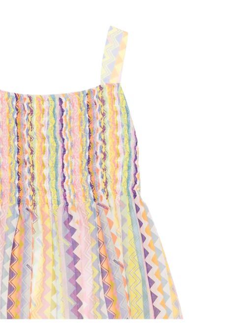 Abito bambina multicolor in cotone MISSONI | MW1A72K0216/MAMULTICOLOR