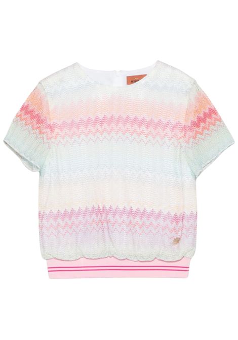 Maglia bambina multicolor in viscosa MISSONI | MW5A61Q0077/MAMULTICOLOR