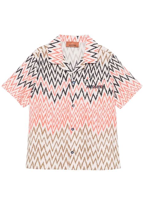 Camicia bambino multicolor in cotone MISSONI | MW5P01/MAMULTICOLOR