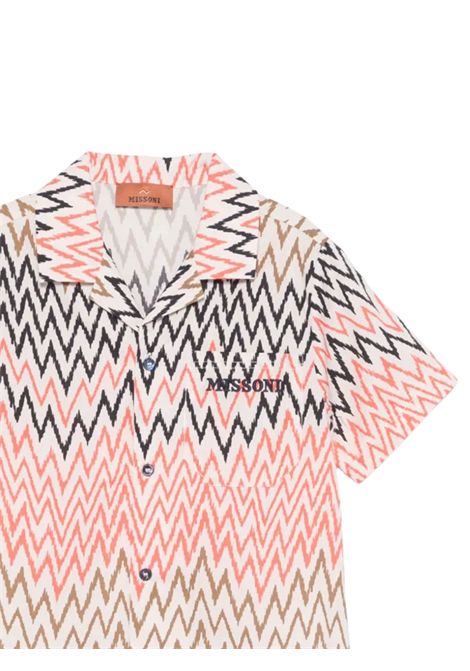 Camicia bambino multicolor in cotone MISSONI | MW5P01/MAMULTICOLOR