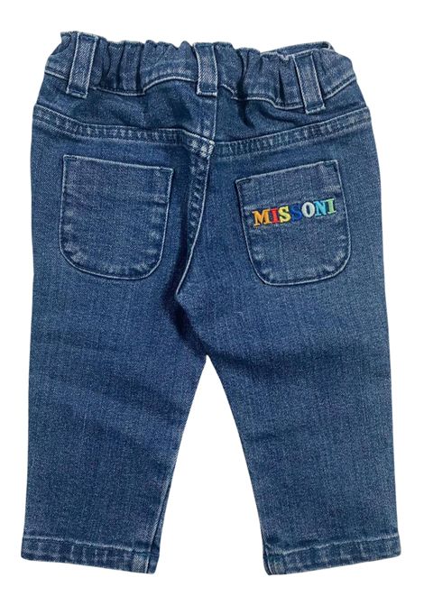 Jeans neonato in cotone denim MISSONI | MW6550/MADENIM