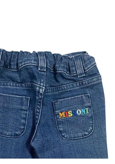 Jeans neonato in cotone denim MISSONI | MW6550/MADENIM