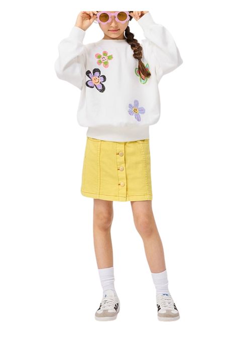 Gonna bambina in cotone denim MOLO | 2S25D110/MOGIALLO