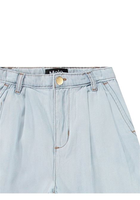 Shorts bambina in cotone denim MOLO | 2S25H201/DEBDENIM