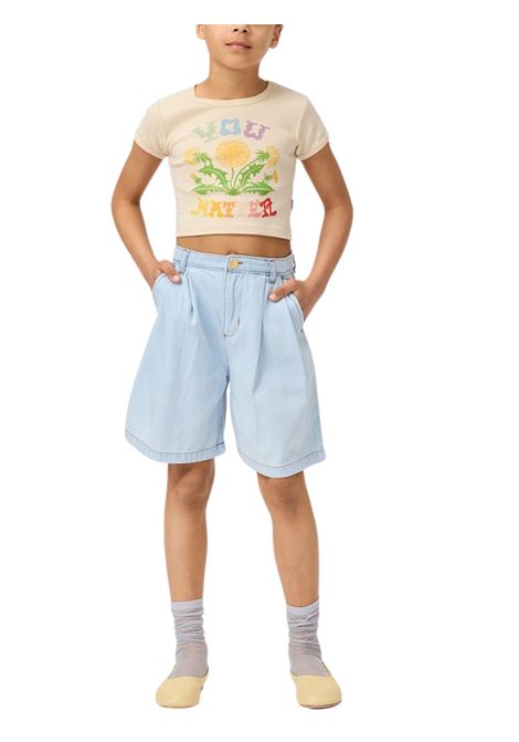Shorts bambina in cotone denim MOLO | 2S25H201/DEBDENIM