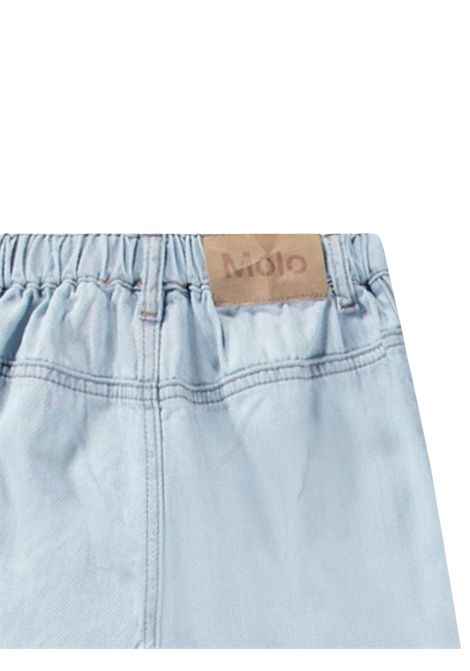 Jeans bambina azzurro in cotone MOLO | ADIONELLA/MODENIM