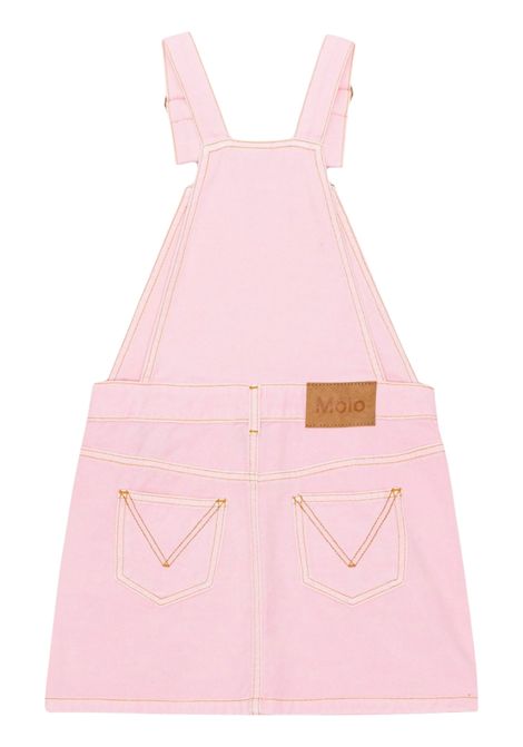 Salopette bambina in cotone denim MOLO | CHAKALA/MOROSA