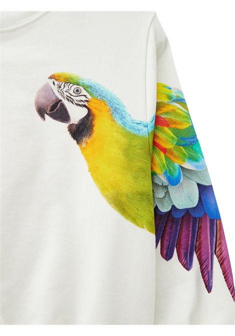 Felpa bambina bianca in cotone MOLO | MARGE/MOBIANCO