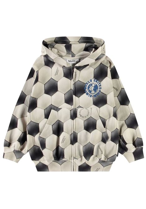 Beige cotton children's sweatshirt MOLO | MAZZ/MOBEIGE