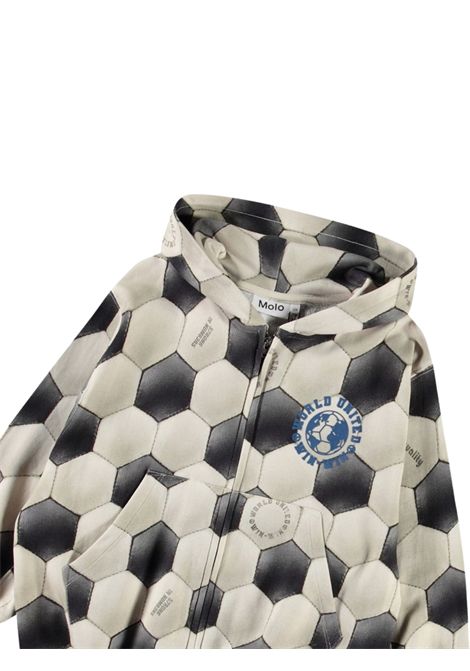 Beige cotton children's sweatshirt MOLO | MAZZ/MOBEIGE