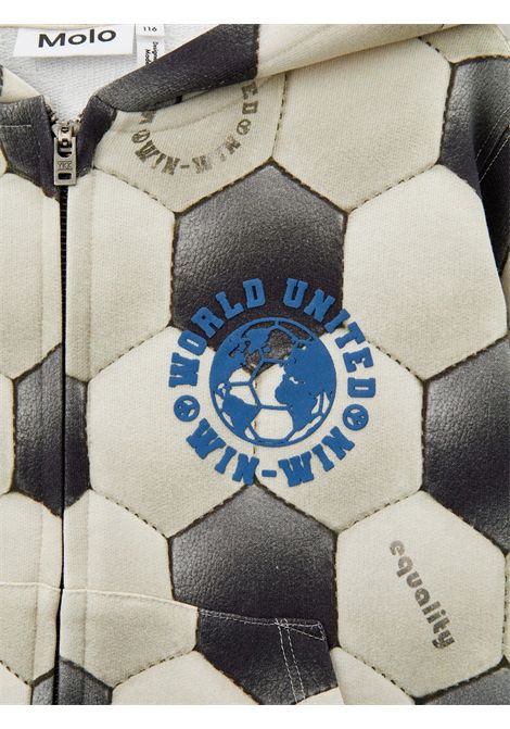 Beige cotton children's sweatshirt MOLO | MAZZ/MOBEIGE