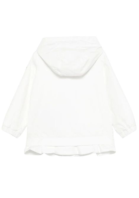 Giubbino neonata bianco in nylon Moncler | 1A0001253A5E/MABIANCO