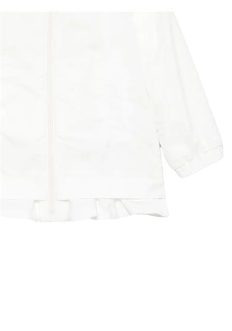Giubbino neonata bianco in nylon Moncler | 1A0001253A5E/MABIANCO