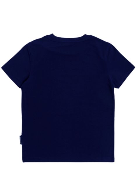 T-shirt bambina blu in viscosa Moncler | 8C000118/CEBLU