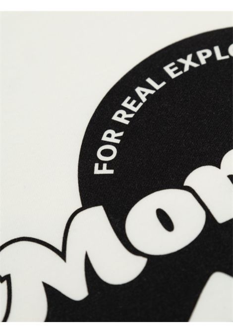 T-shirt bambino bianca in cotone Moncler | 8C00025/CEBIANCO