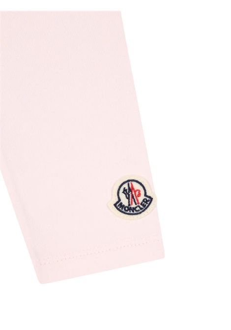 Leggins neonata rosa in cotone Moncler | 8H00002/CEROSA
