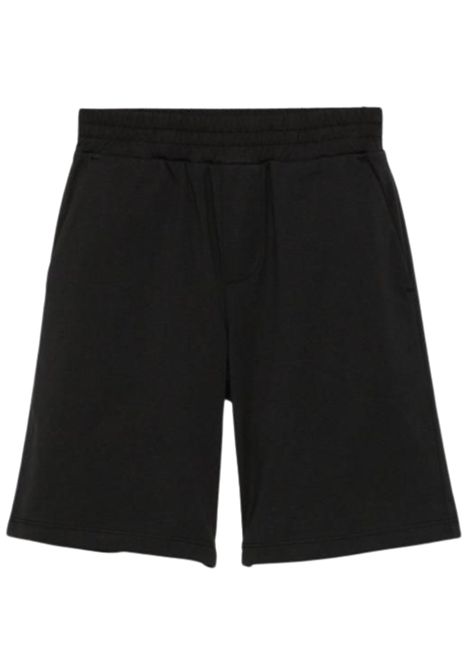 Bermuda bambino nero in cotone Moncler | 8H00009/CENERO