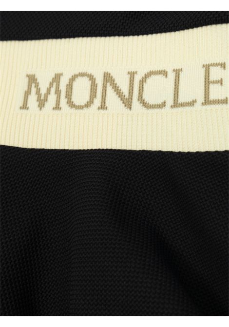 Abito bambina blu in cotone Moncler | 8I000018/CEBLU