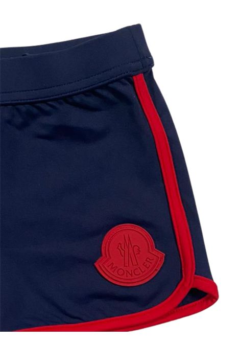 Costume da bagno neonato blu Moncler | E19510074105/FIBLU