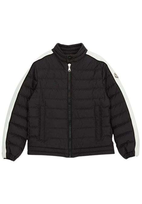 Giubbino bambino nero in nylon Moncler | JACOBUS/CENERO