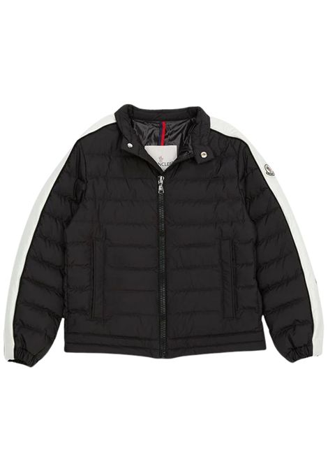 Giubbino bambino nero in nylon Moncler | JACOBUS/CENERO