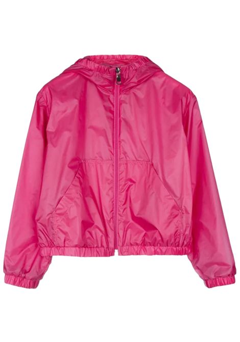 Giubbino bambina fucsia in nylon Moncler | TERBISH/CEFUCSIA