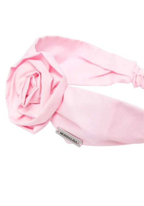 Fascia bambina rosa in cotone Monnalisa | 17E0105301/ANROSA