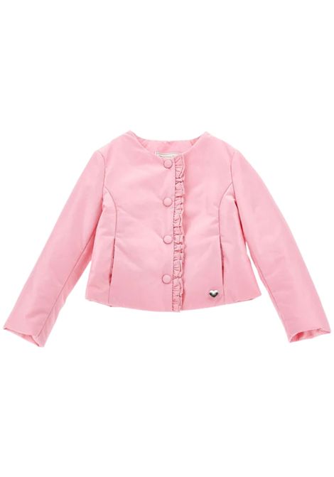 Giubbino bambina rosa Monnalisa | 17E1055407/ANROSA