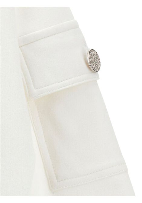 Felpa bambina bianca in cotone Monnalisa | 17E8015030/ANBIANCO