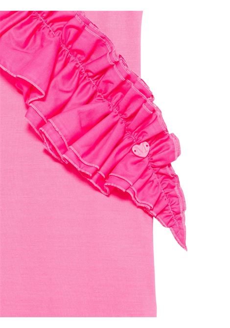 Abito bambina fucsia in viscosa Monnalisa | 17E9055208/ANFUCSIA
